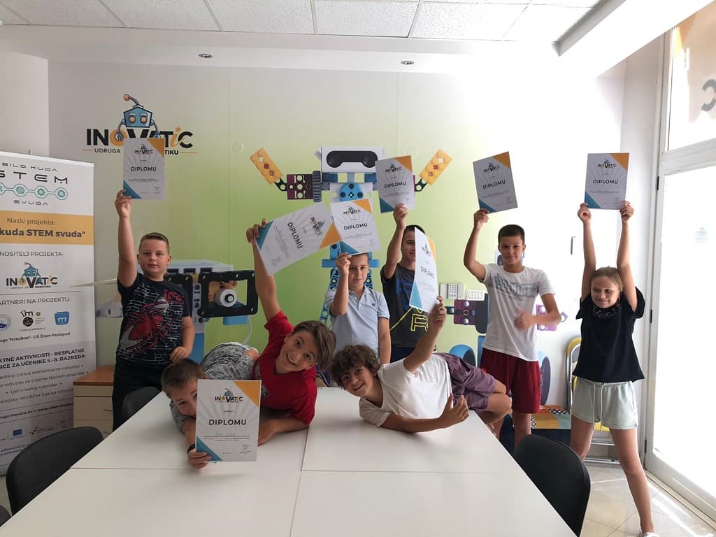 Održana treća Ljetna škola robotike za djecu 10 – 14 godina.